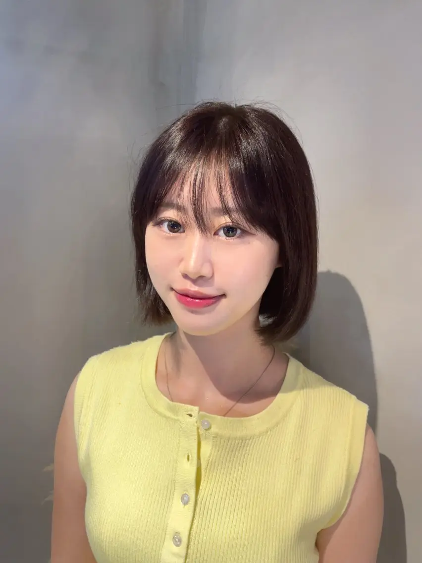 カラー ベージュカラー 小笠原 愛菜のヘアスタイル