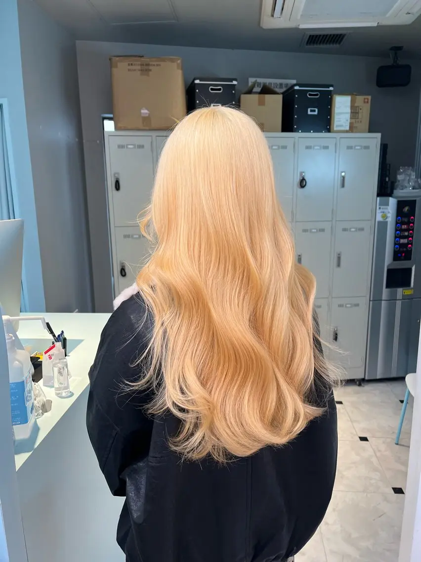 ロング カラー ヘアカラー トリートメント ブリーチカラー 🩵MIZUKIのヘアスタイル