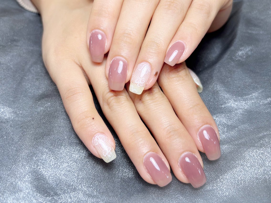 ネイル ハンドネイル H3 Nail Tsuki🦋💙のネイルデザイン
