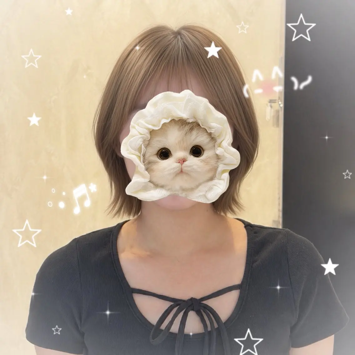 ショート ボブレイヤー ボブ 顔まわりレイヤー 韓国風ヘア レイヤーカット カット ふわっとレイヤー 星川🌟のヘアスタイル