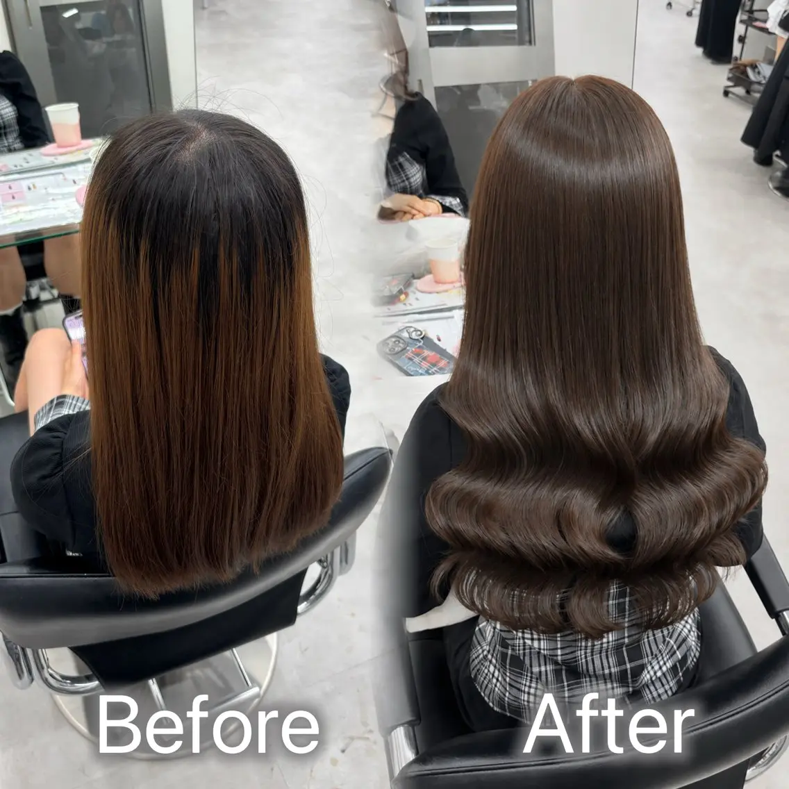 ロング カラー ヘアアレンジ メンズ カット ヘアカラー トリートメント エクステ ヘアセット 羽エク指名No1✨️ シールエク🌙しぇるのヘアスタイル