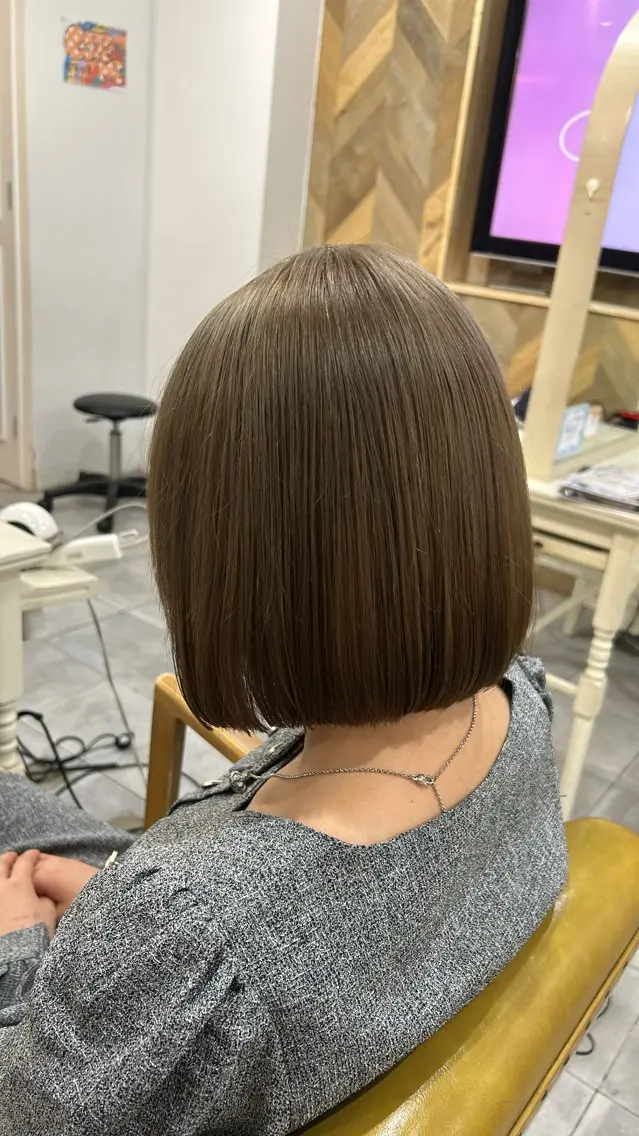 ショート カラー カット ヘアカラー トリートメント 🍟月舘りほ カラー/髪質改善🍟のヘアスタイル