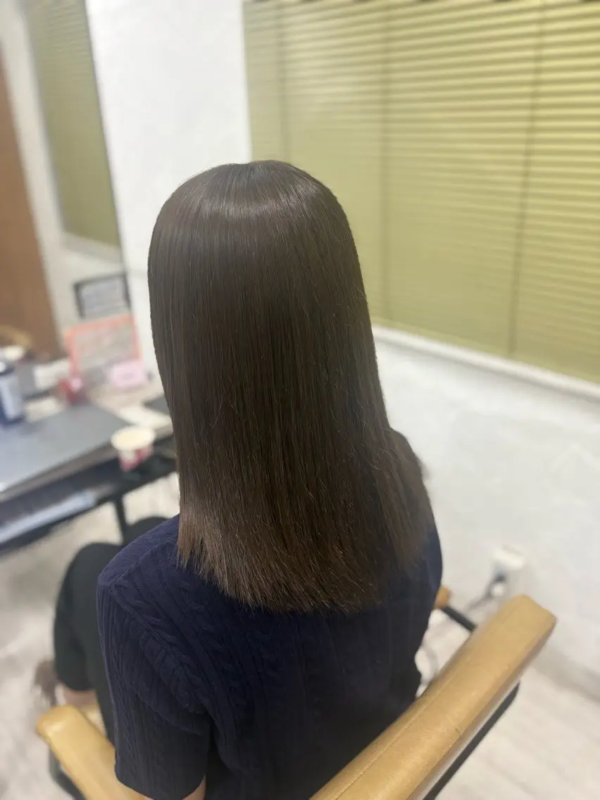 セミロング カラー カット ヘアカラー トリートメント 暖色系カラー/ピンク Ririi🎀のヘアスタイル