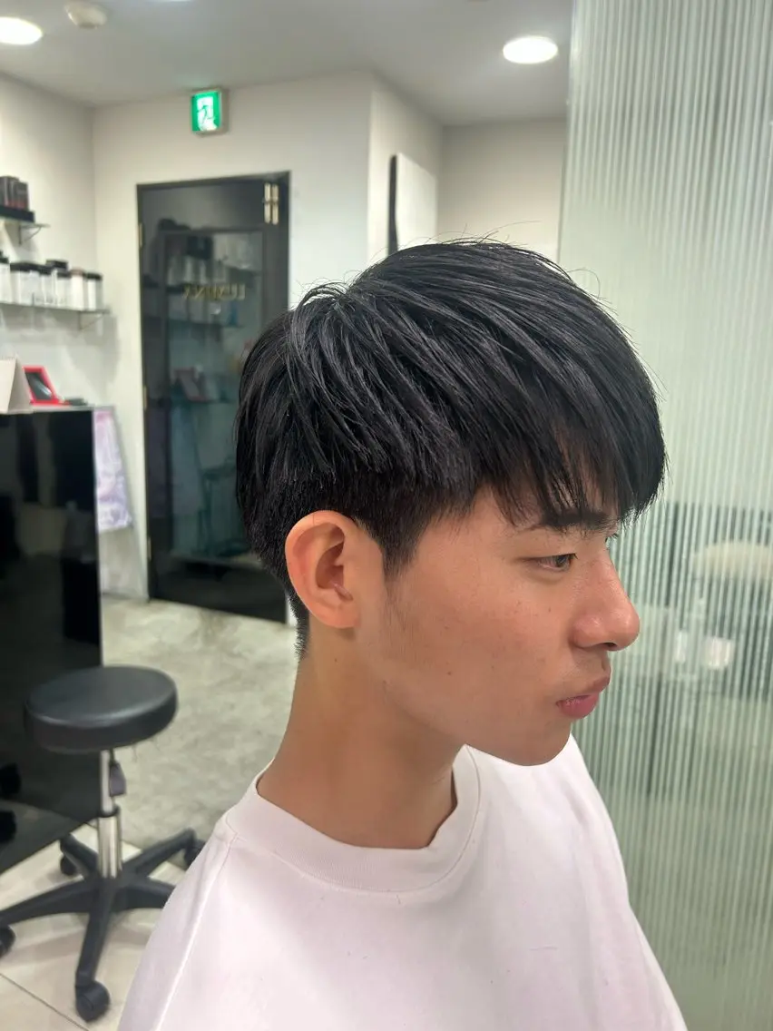 メンズ stella キホのヘアスタイル