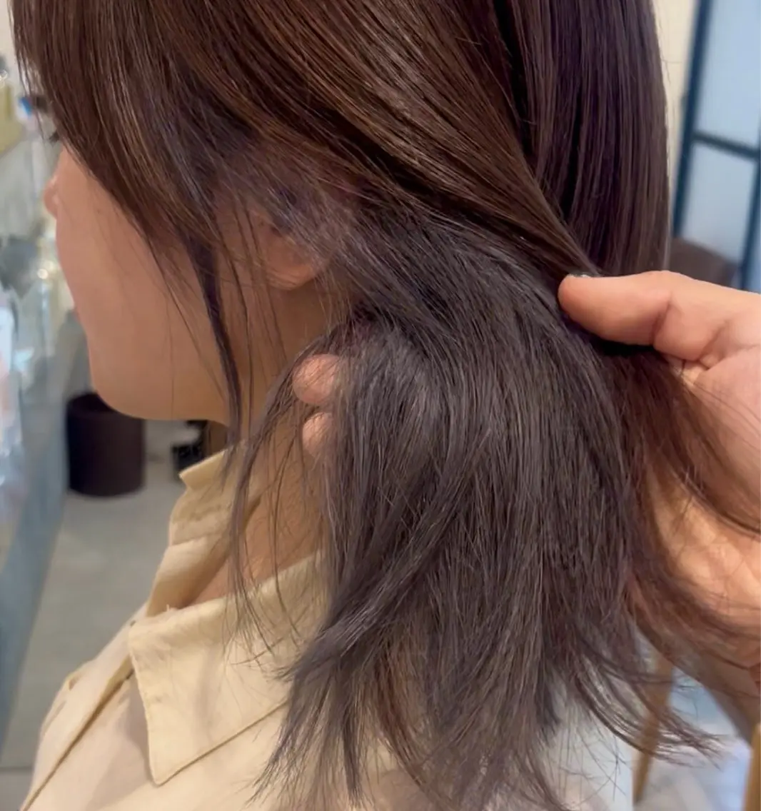 セミロング カラー ヘアカラー STYLE 相模大野のヘアスタイル