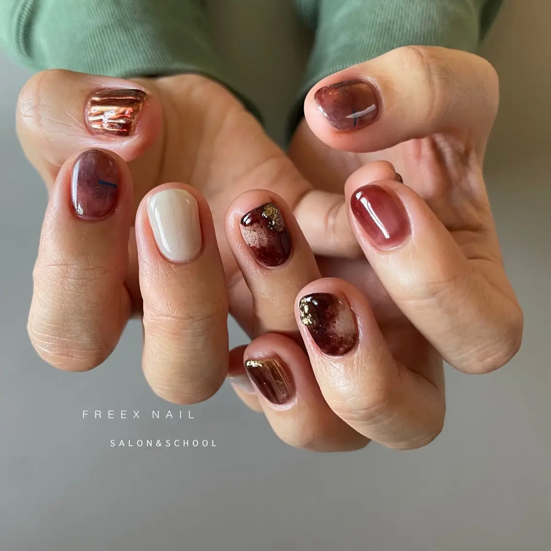 ネイル ニュアンスネイル ハンドネイル freex nail /ニュアンス/個性派のネイルデザイン