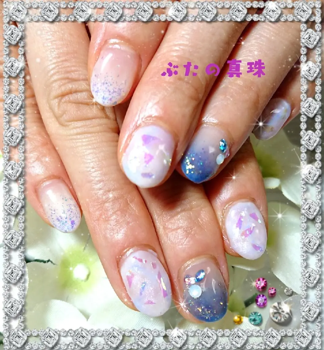 ネイル ハンドネイル 林 珠里のネイルデザイン