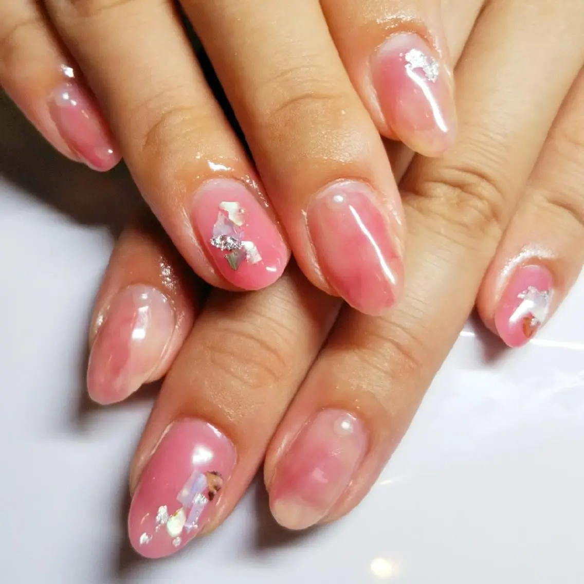 ネイル ピンク ハンドネイル private salon mieのネイルデザイン