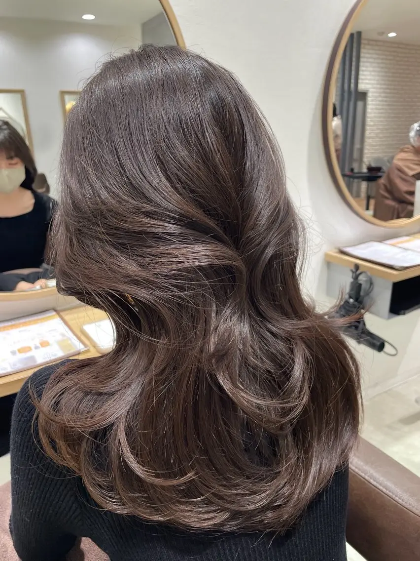 ミディアム 映える顔まわり/前髪 特化 💗 ユキマのヘアスタイル
