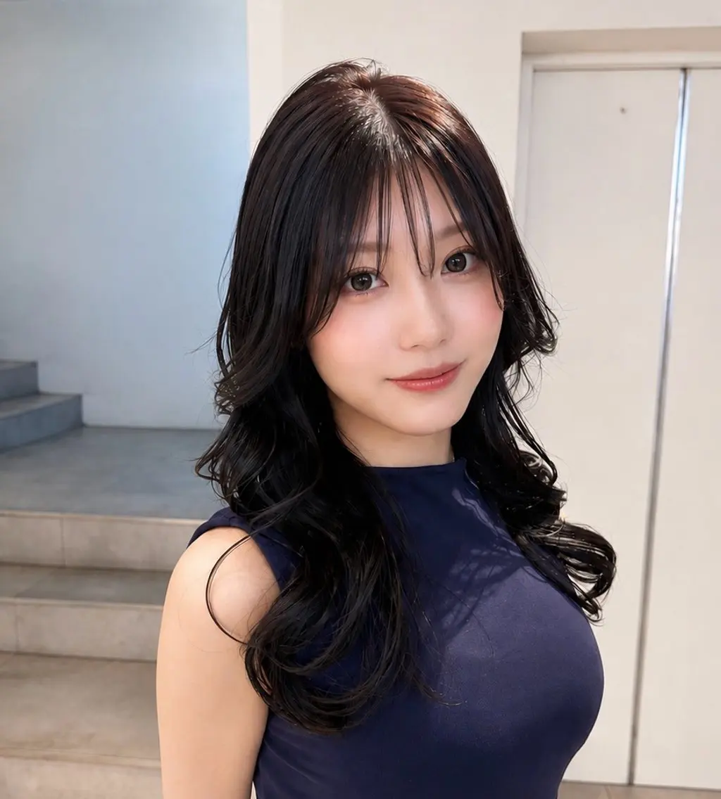 ロング ヘアカラー RUNA⭐️⛓ ハイトーン/デザインのヘアスタイル