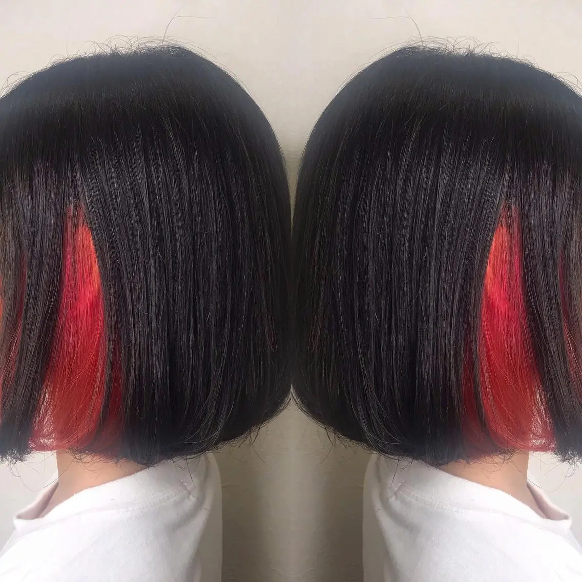 ショート カラー レッドカラー ヘアカラー 柴田 祐輔のヘアスタイル