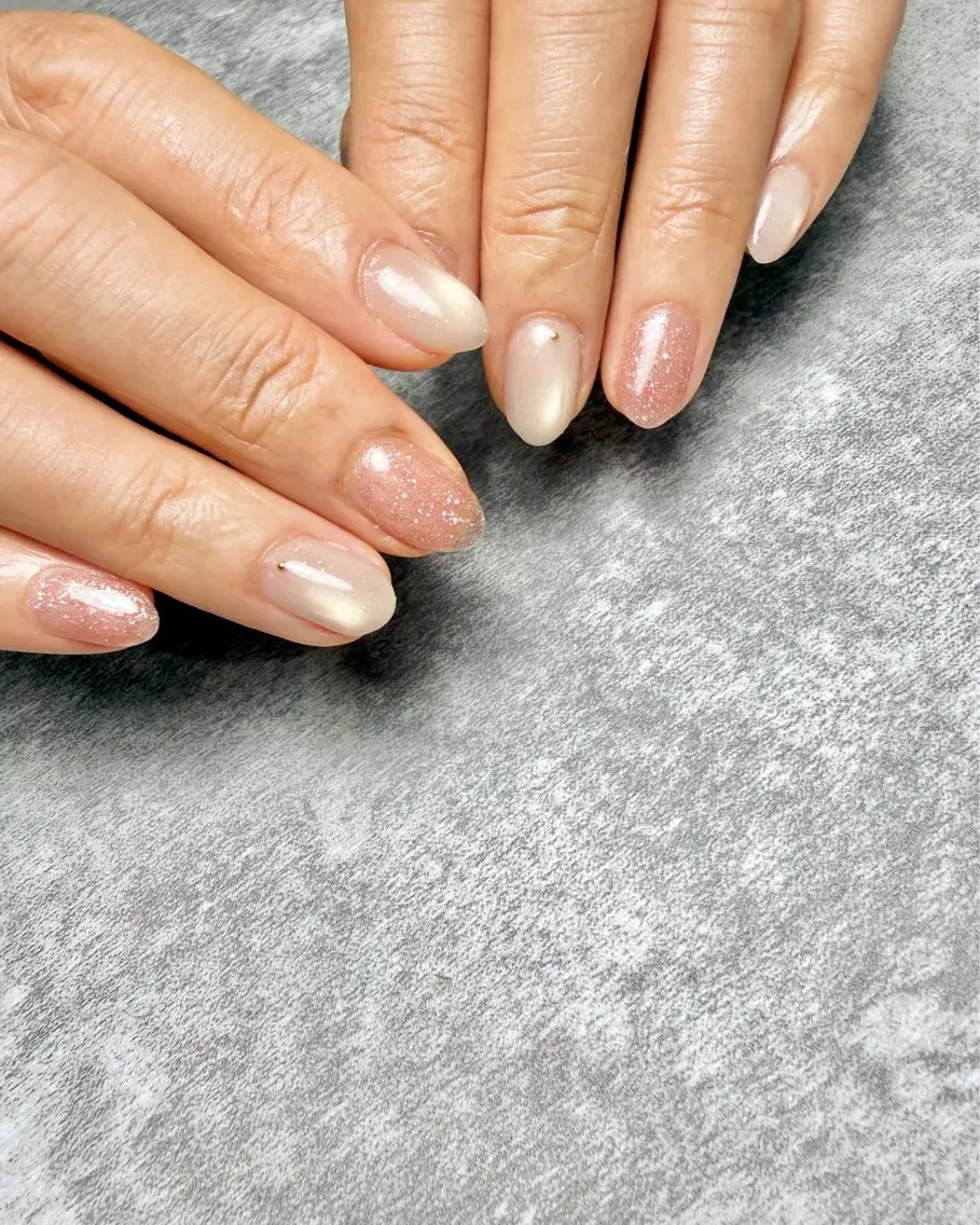 ネイル フラッシュネイル マグネットネイル ハンドネイル Lia nail大宮 勝俣のネイルデザイン