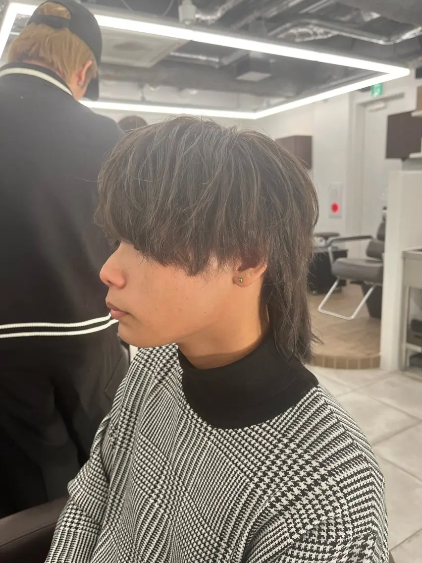 ミディアム カラー パーマ メンズ 🏆メンズヘア特化 🥇代表りんぺーのヘアスタイル