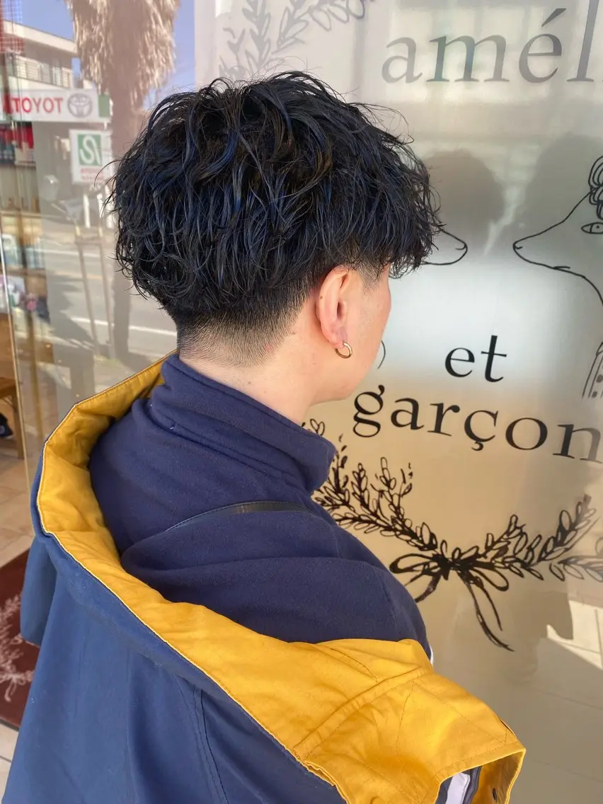 パーマ メンズ 波巻きパーマ カット パーマ トリートメント さこだ しょうた 【副店長】のヘアスタイル