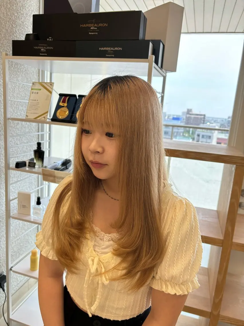 韓国風レイヤーカット🇰🇷トリートメント付き🎀の写真