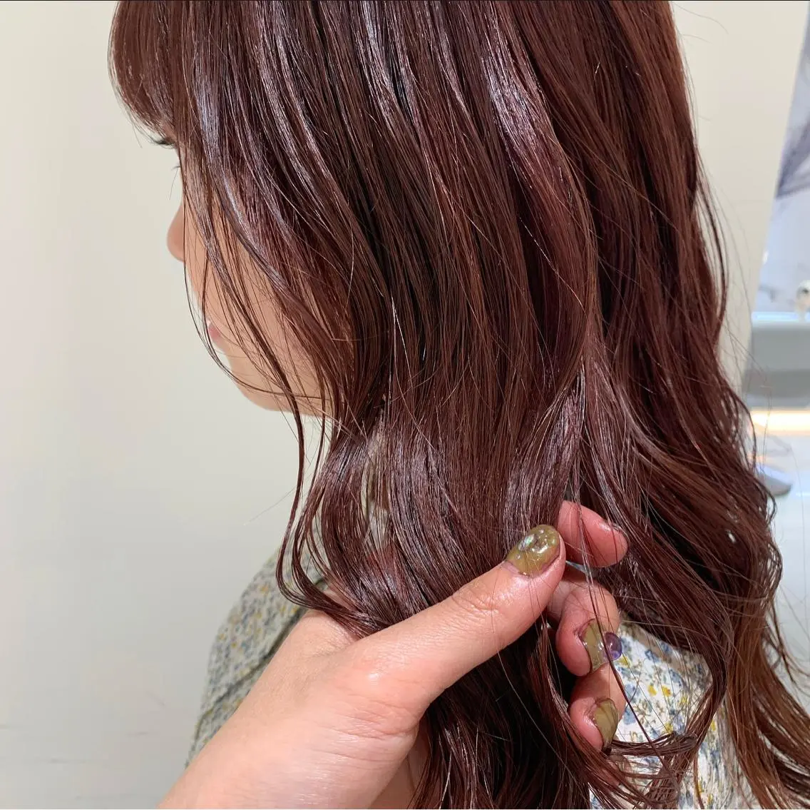 ロング kiyono ⭐︎ダブルカラーのヘアスタイル