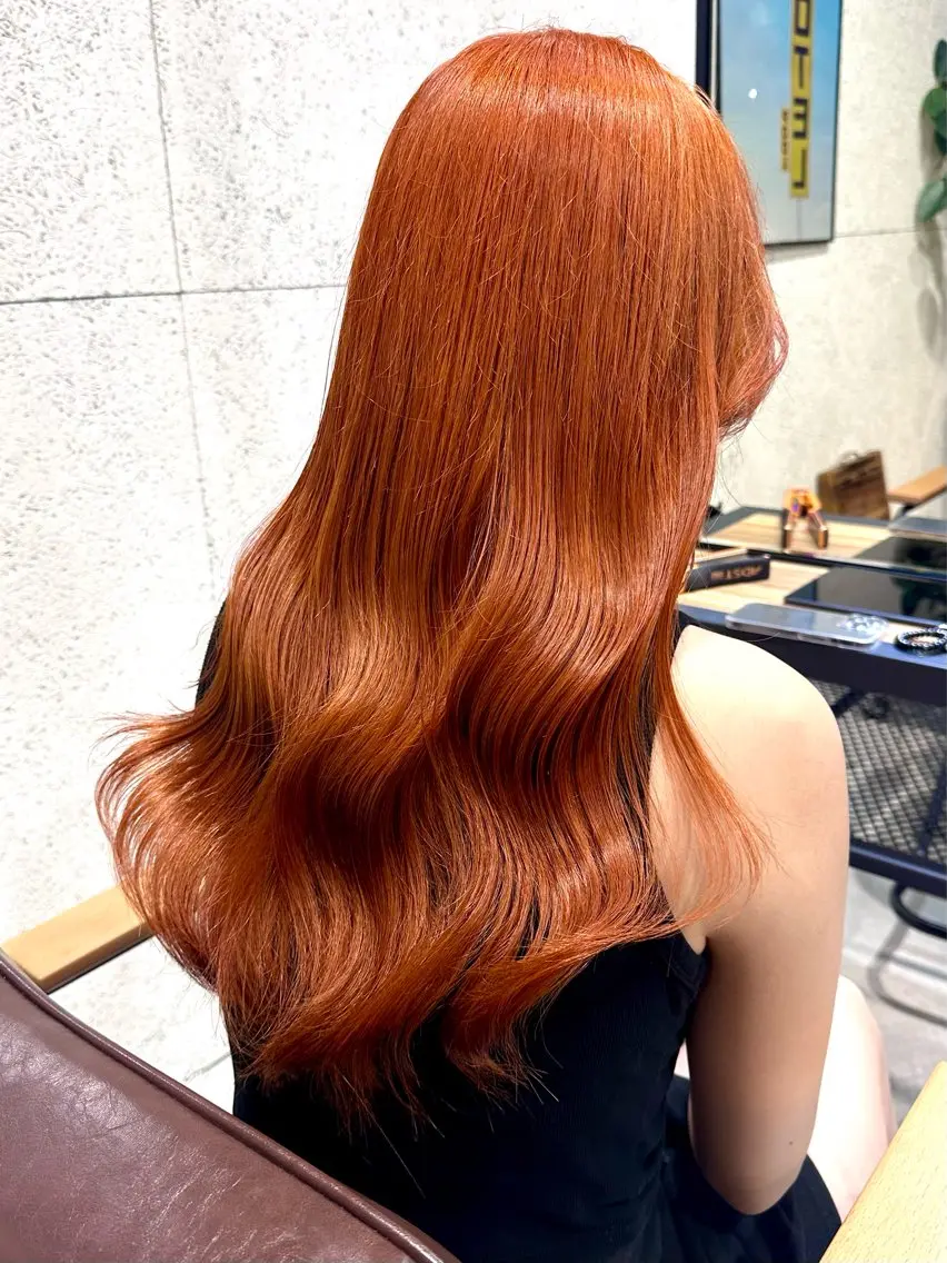 セミロング 顔まわりレイヤー 韓国風ヘア レイヤーカット ローレイヤー 縮毛矯正 【必ず似合わせます】 川口航平のヘアスタイル
