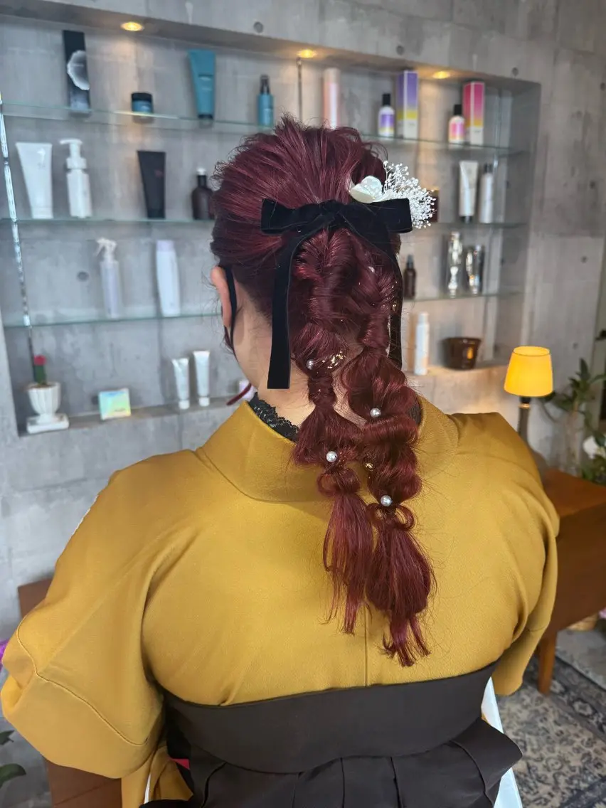 ロング ヘアアレンジ 卒業式のヘアスタイル 【haar】 Hadukiのヘアスタイル