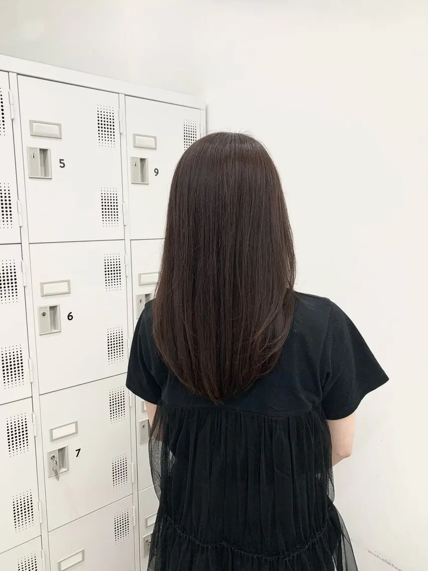 ミディアム カラー ブラウンカラー ヘアカラー ヘッドスパ 本格ヘッドスパ🌿 ×ヘア 佐藤のヘアスタイル