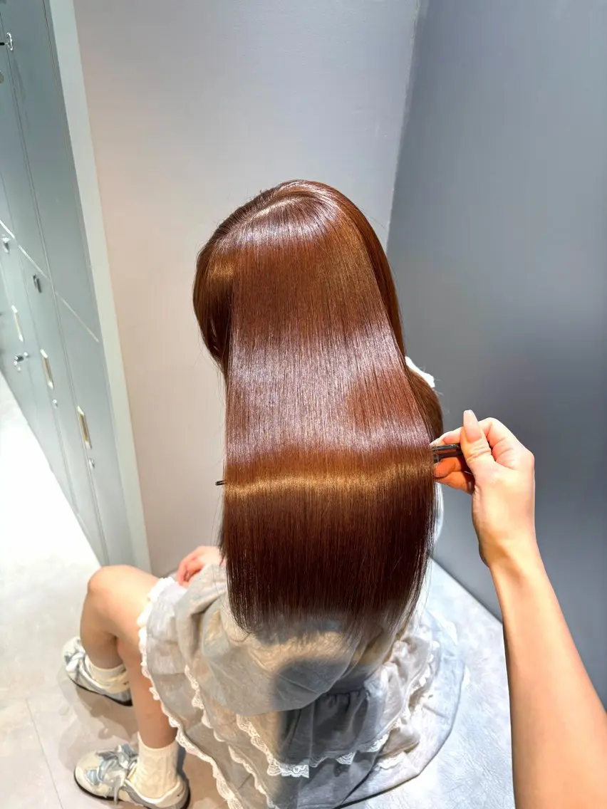 ロング ✨縮毛矯正特化✨️ /💎若山竜生💎のヘアスタイル