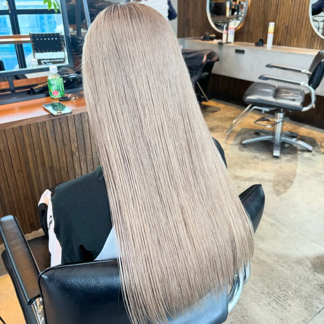 ロング カラー ラベンダーカラー ピンクカラー ピンクラベンダー ヘアカラー トリートメント ヘアセット 渋谷🩶ハイトーン 🩶FUMUのヘアスタイル