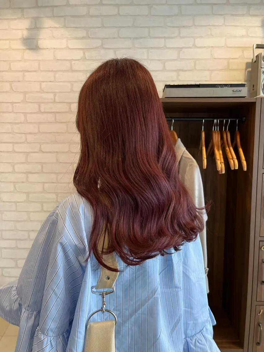 カラー ブラウンカラー ピンクカラー カット ヘアカラー 阿部 うららのマツエク・マツパデザイン