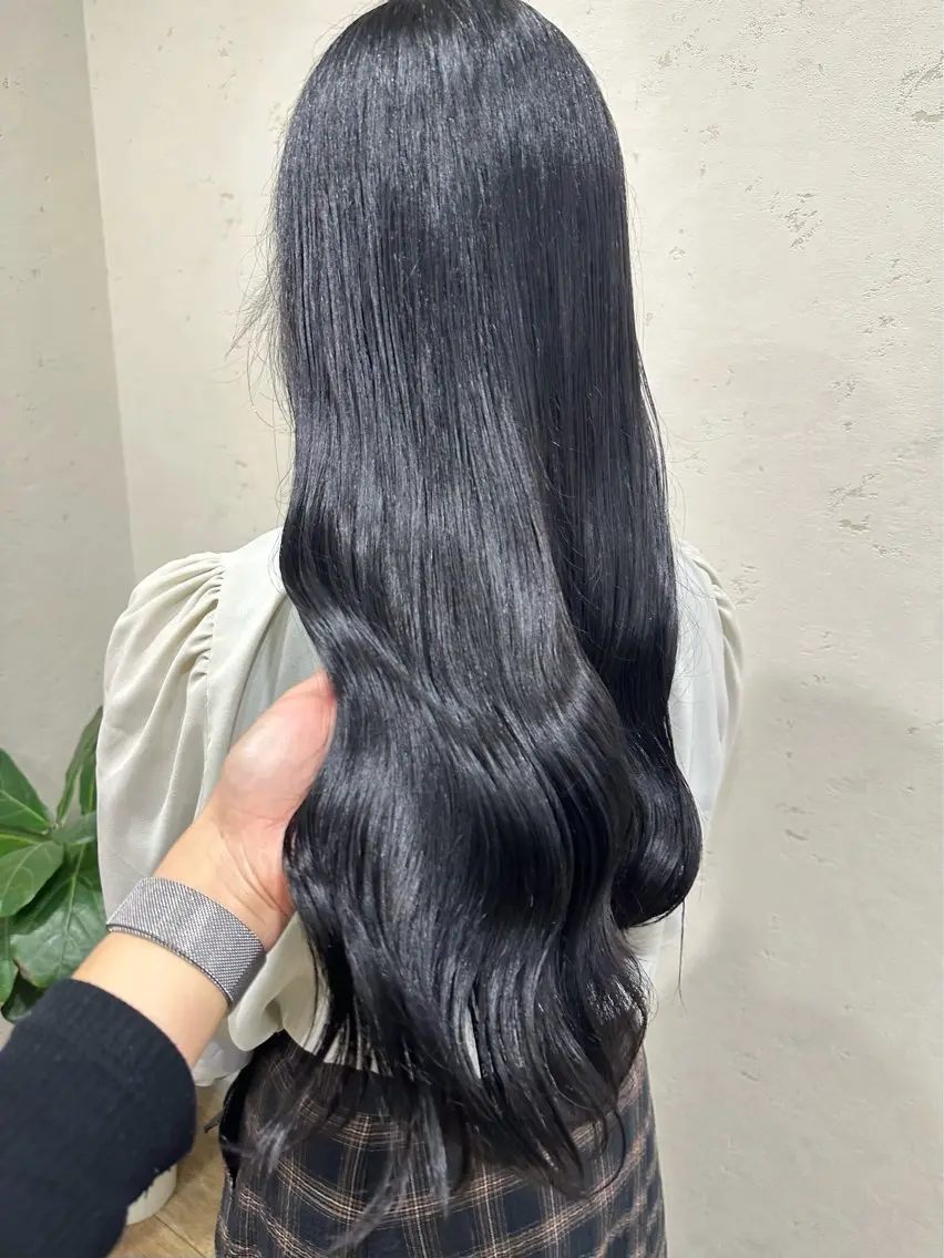 ロング カラー ヘアカラー 🫧艶髪カラー/ 透明感カラー/ヒマリのヘアスタイル