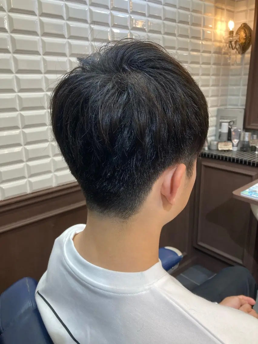 ショート メンズ 刈り上げ カット トリートメント ルピナス中田店長 山口大地のヘアスタイル