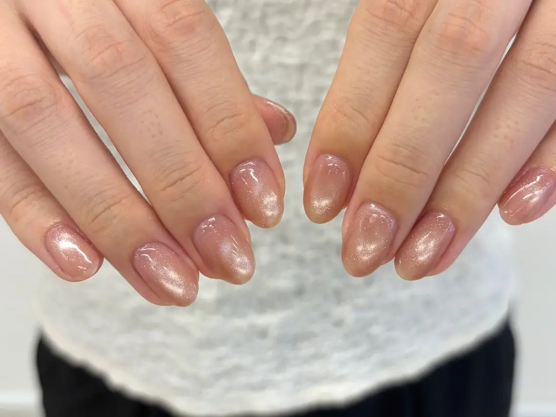 ネイル マグネットネイル ニュアンスネイル ハンドネイル ネイルサロン hotoriのネイルデザイン