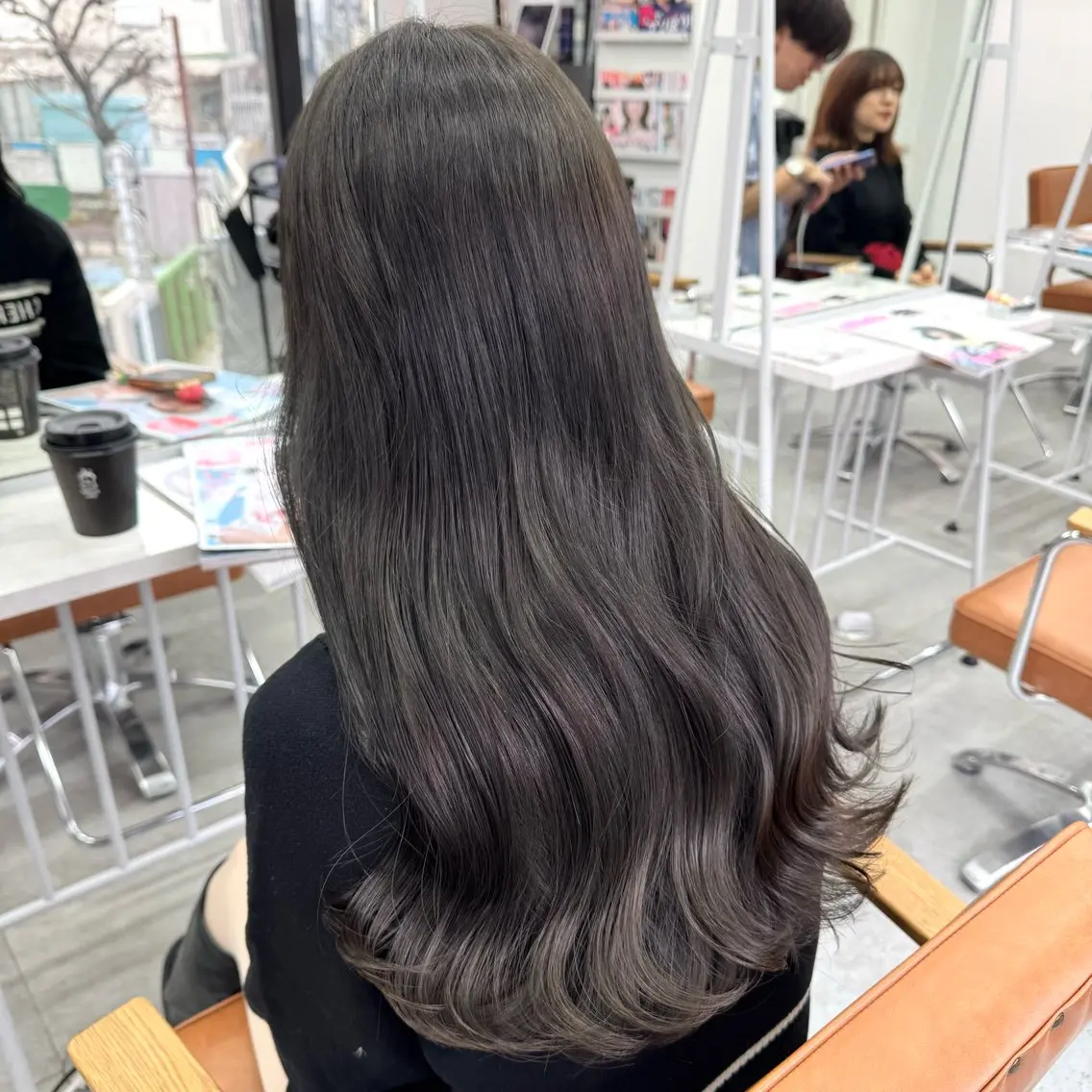 ロング カラー ヘアアレンジ ブリーチなしカラー /新百合ヶ丘/安形翔のヘアスタイル