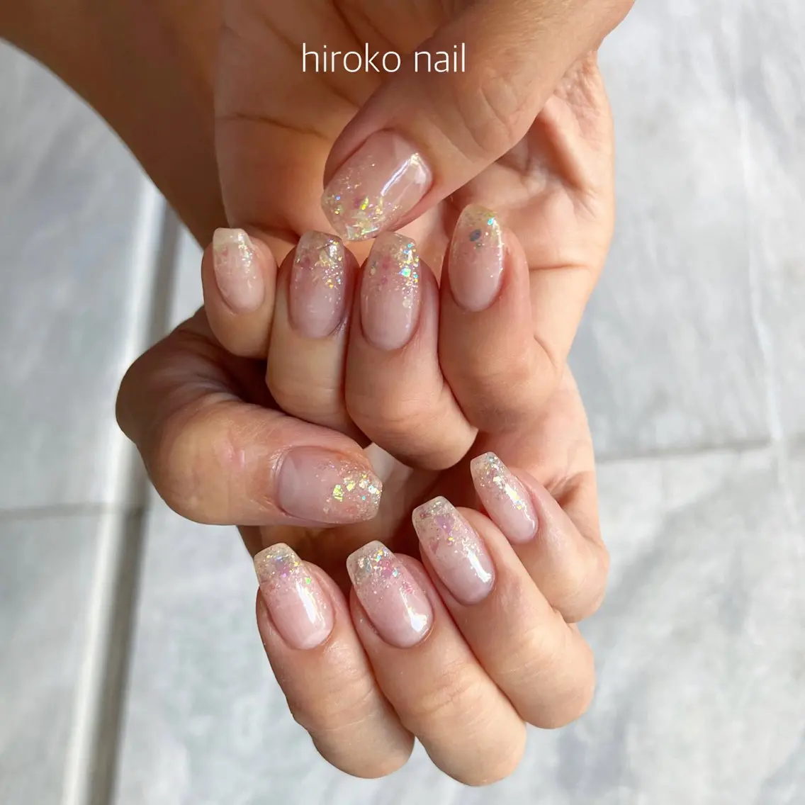 ネイル オーロラネイル hiroko nailのネイルデザイン