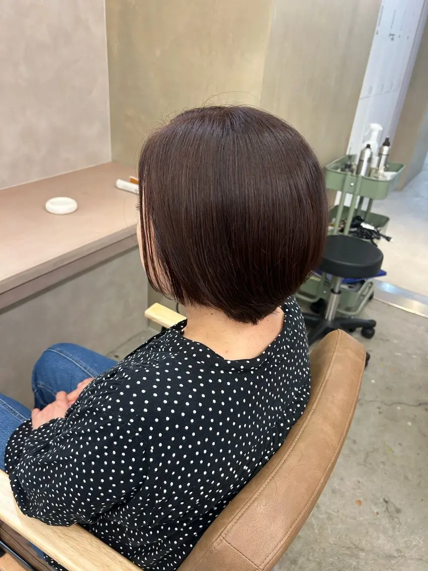 ショート カットカラー 千夏のヘアスタイル