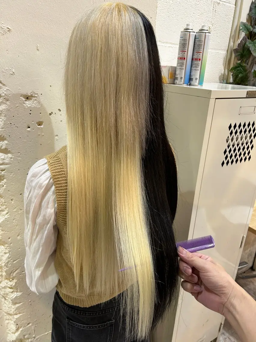 ロング カラー 6Dエクステ 鳥谷ミナトのヘアスタイル