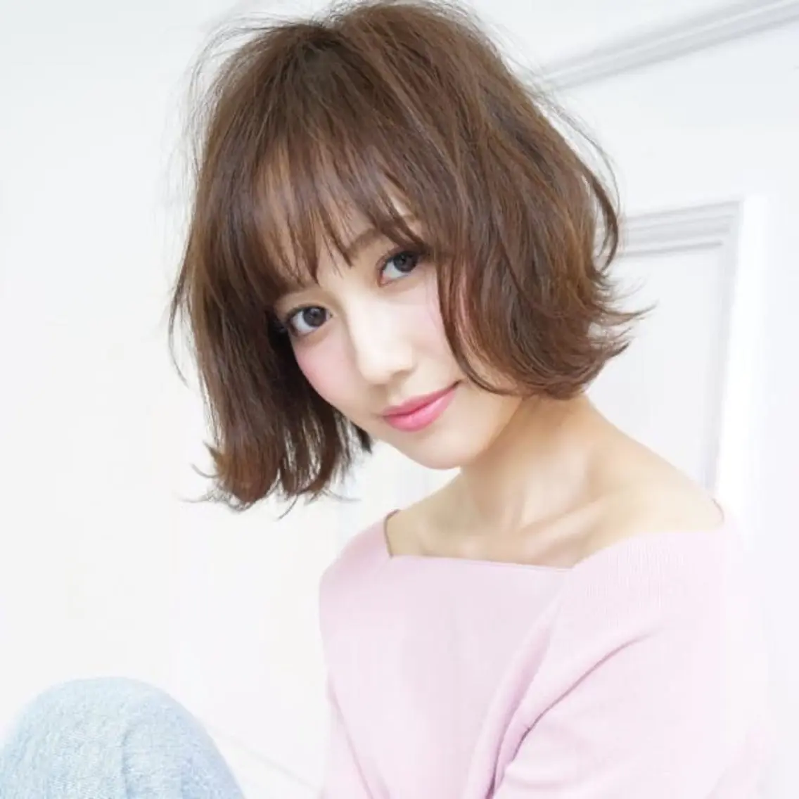 ミディアム カラー 堀口 英一のヘアスタイル