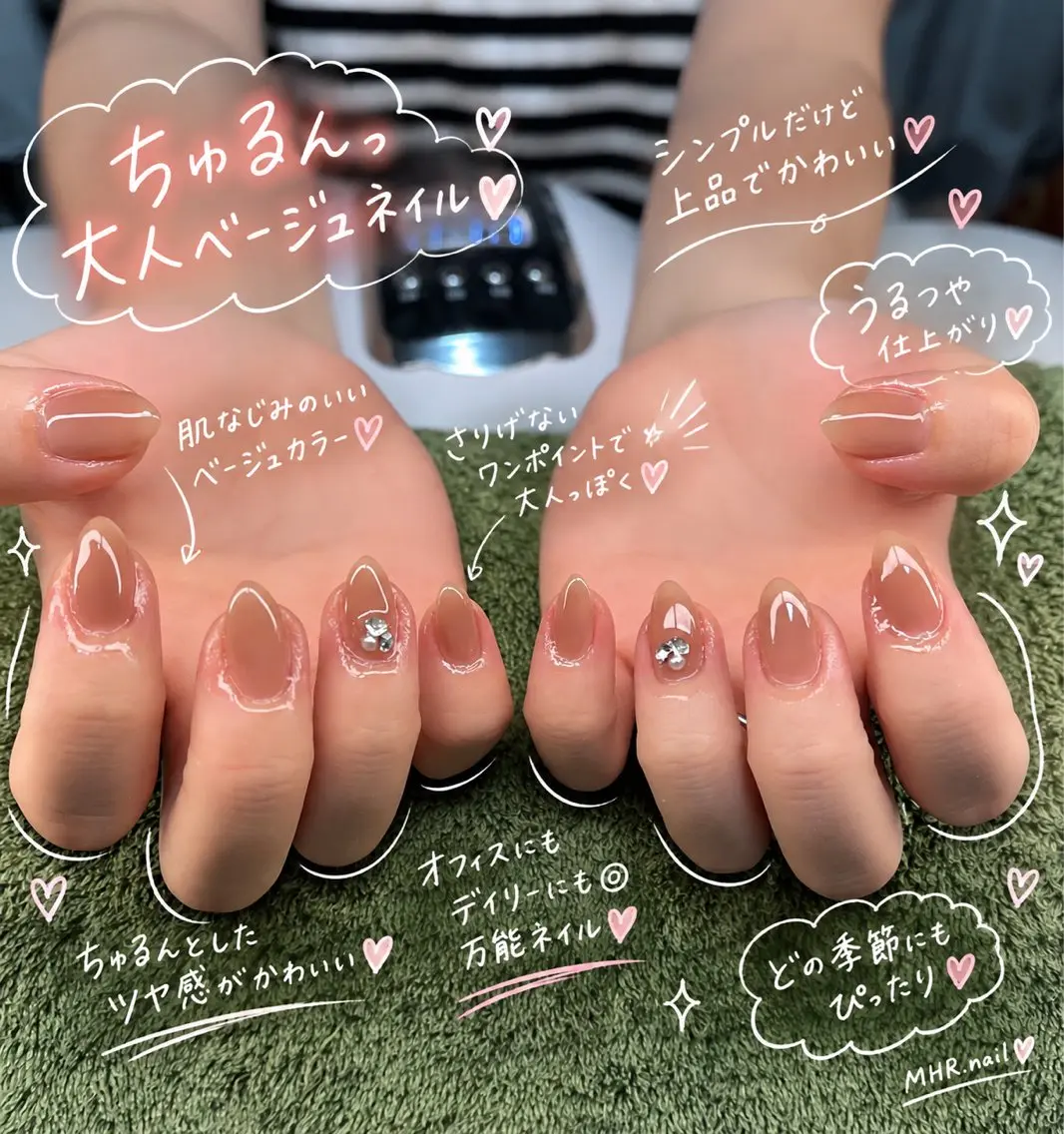 ネイル ハンドネイル フットネイル MHR nailのネイルデザイン