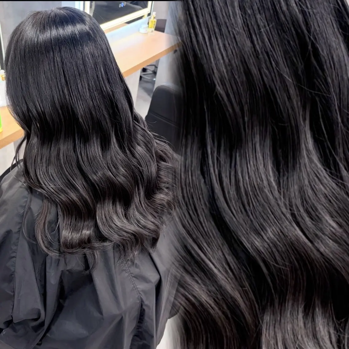 カラー 透明感カラー グレージュ ヘアカラー トリートメント 札幌韓国風艶カラー 🎀𝐒𝐀𝐇𝐎のヘアスタイル