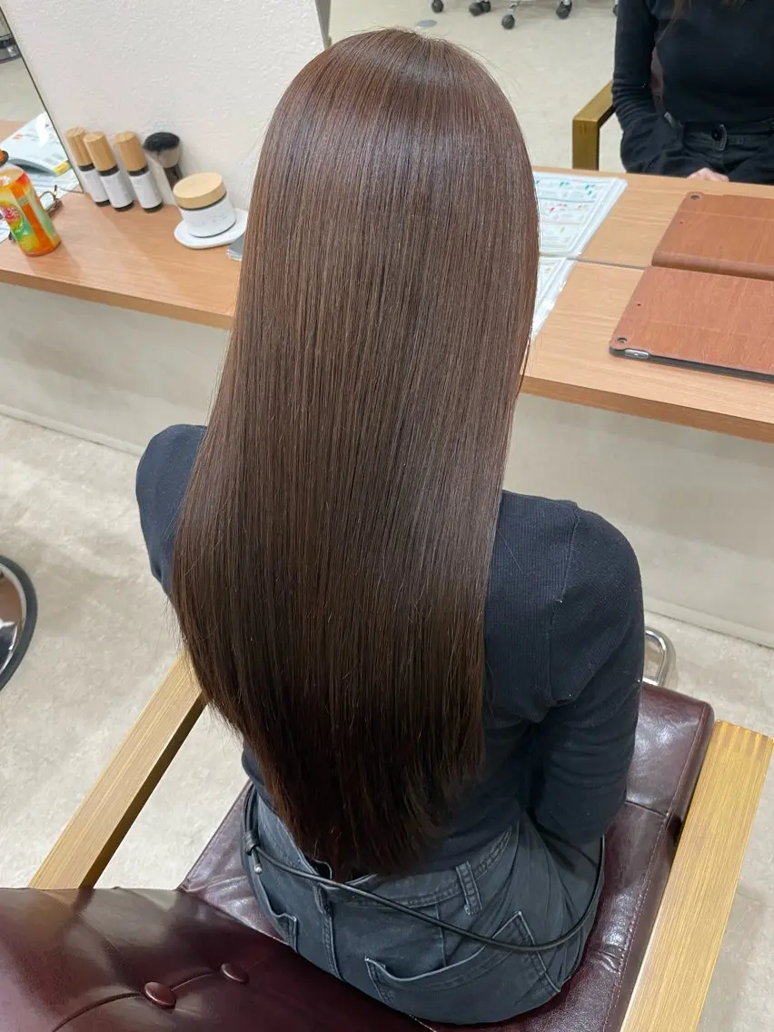 ロング ヘアカラー トリートメント 鈴木 梨瑚のヘアスタイル