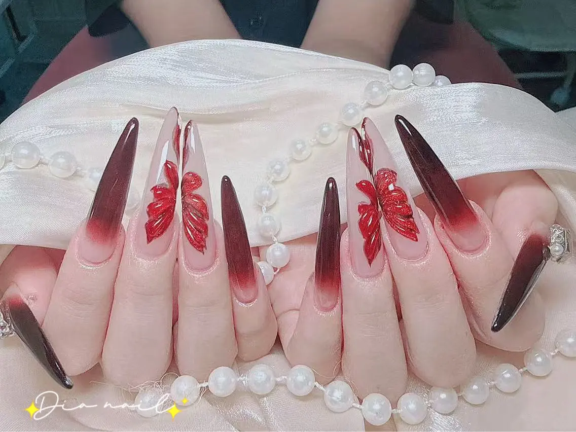 ネイル フットネイル 韓国ネイル レース マグネットネイル ニュアンスネイル ハンドネイル Dia nail サロンのネイルデザイン