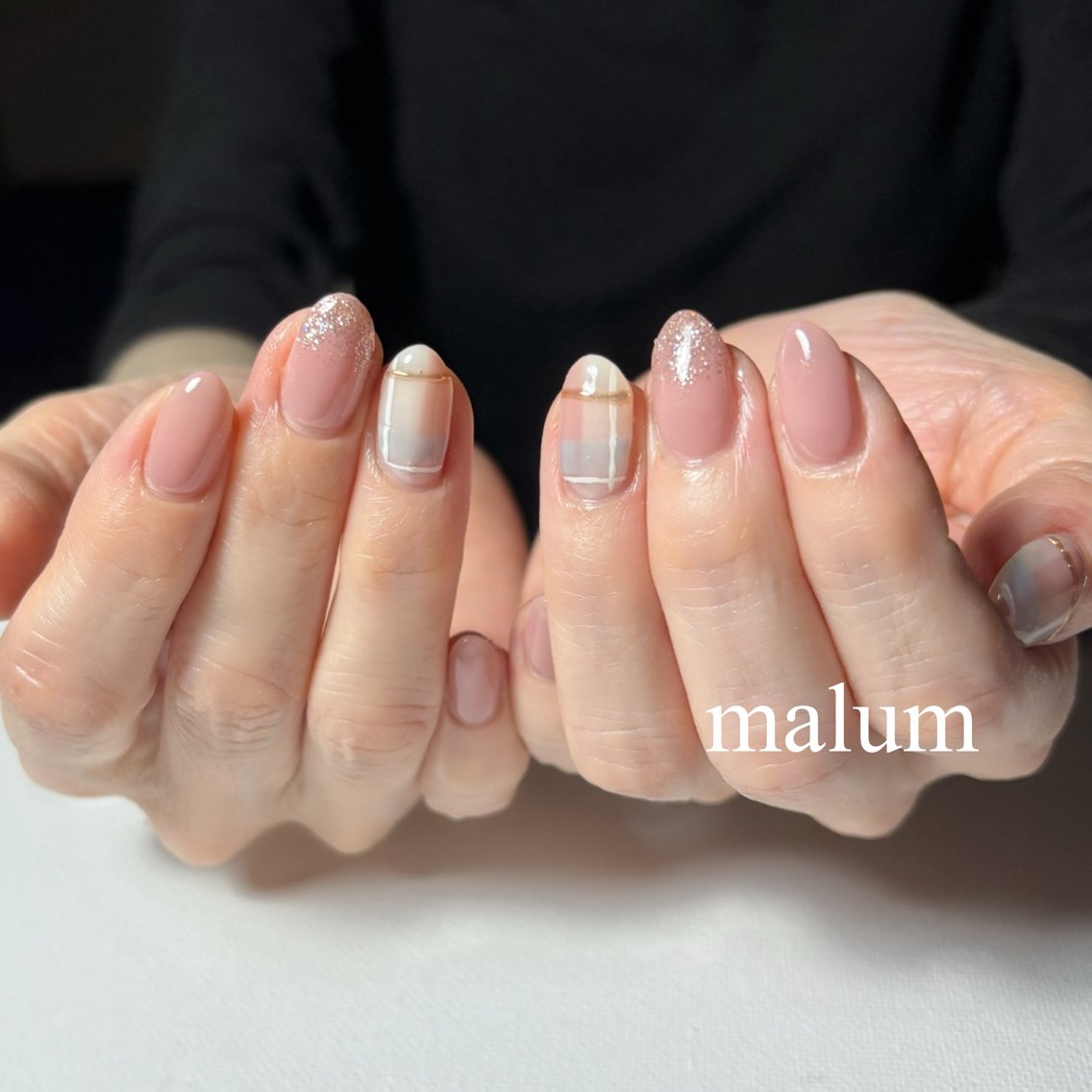 ネイル ハンドネイル malum nailのネイルデザイン