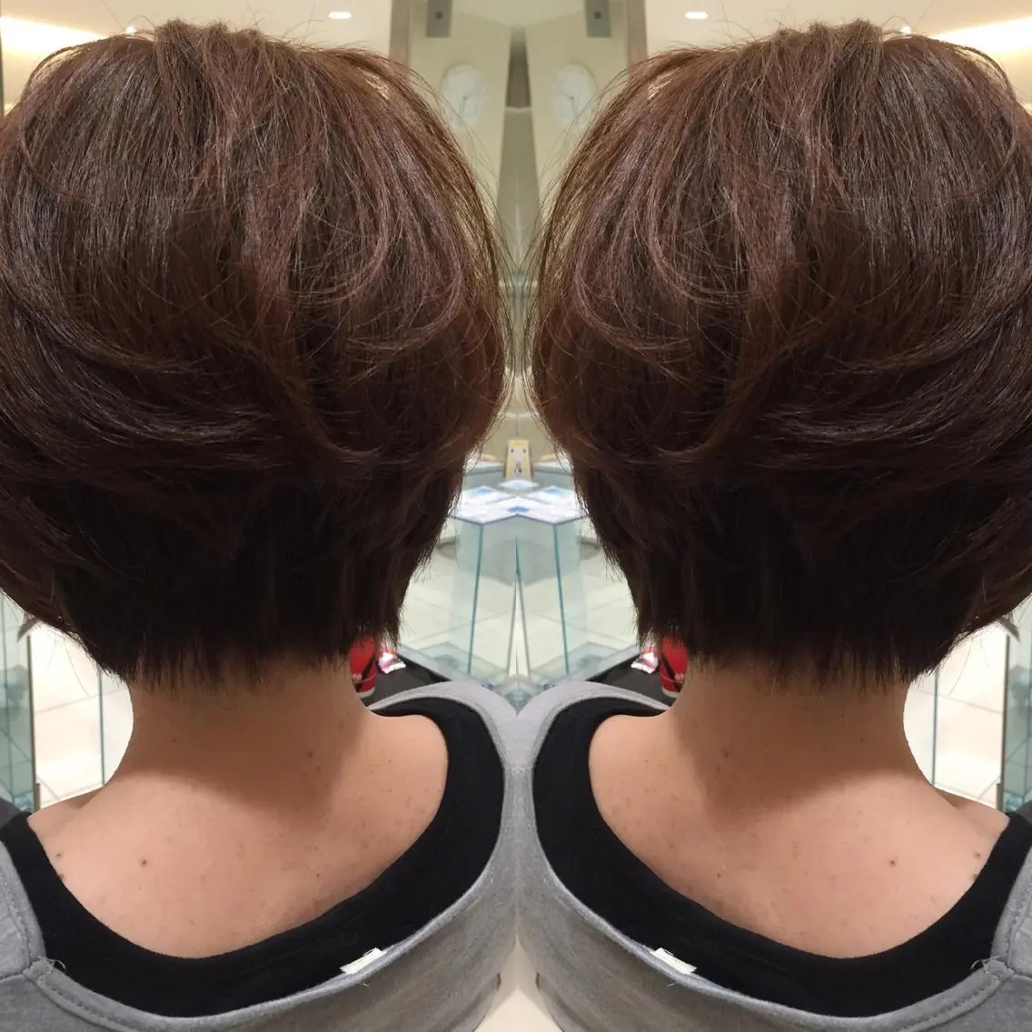 ショート カラー SHO担当髪質改善 東加古川アーティブのヘアスタイル