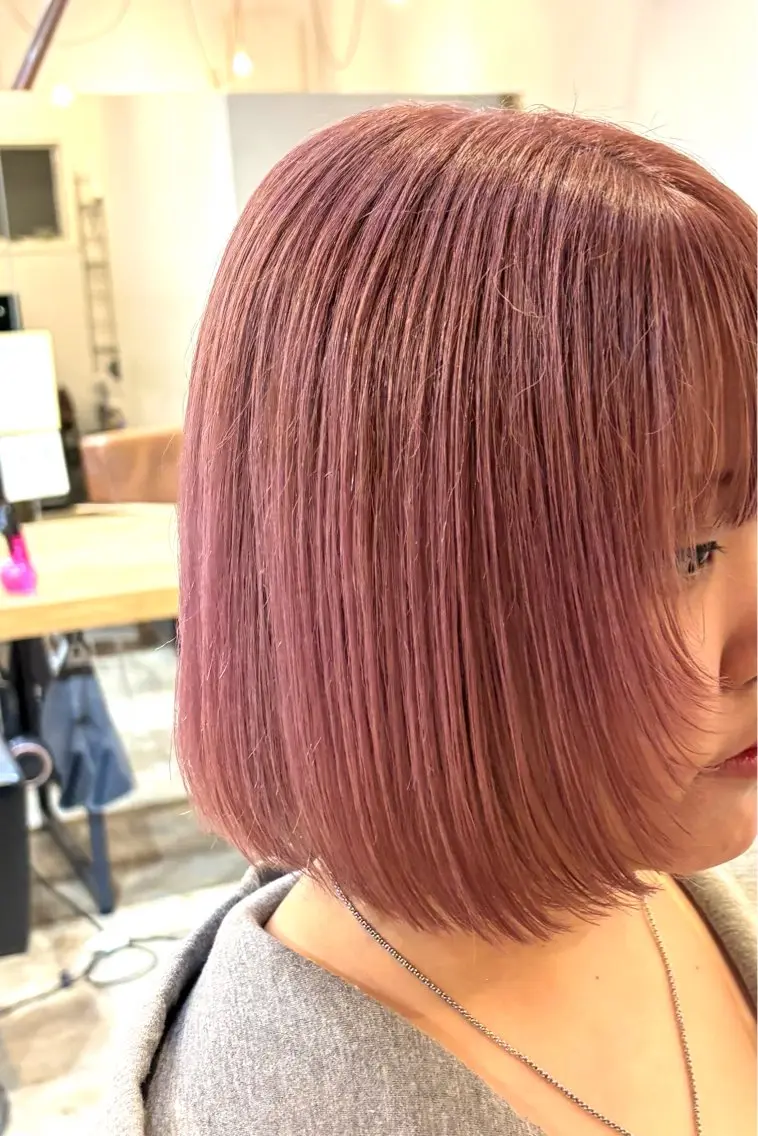 カラー カット ヘアカラー トリートメント ORe'S HAIR BE GLaDユウナのヘアスタイル