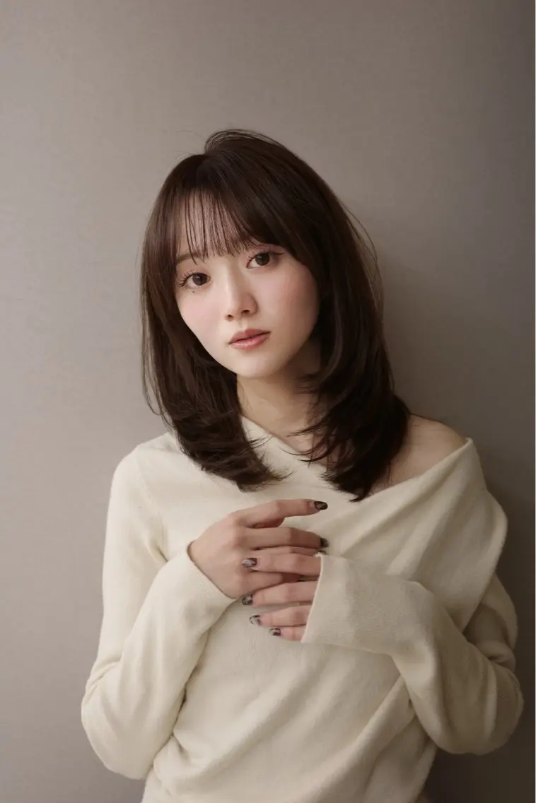 急募‼️6月✨無料カットモデル✨ミディアムヘア💇🏻‍♀️ ⭕️超有名の美容師監修⭕️の写真