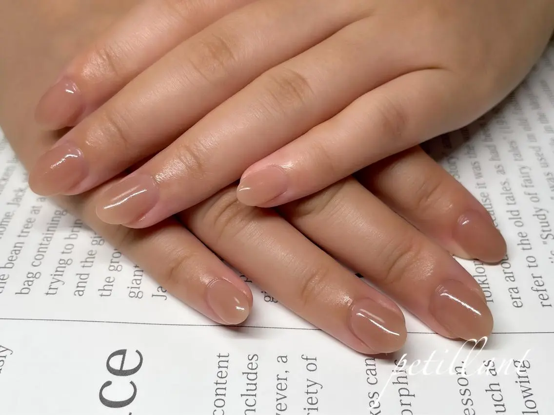 ネイル シンプルネイル nail salon petillantのネイルデザイン