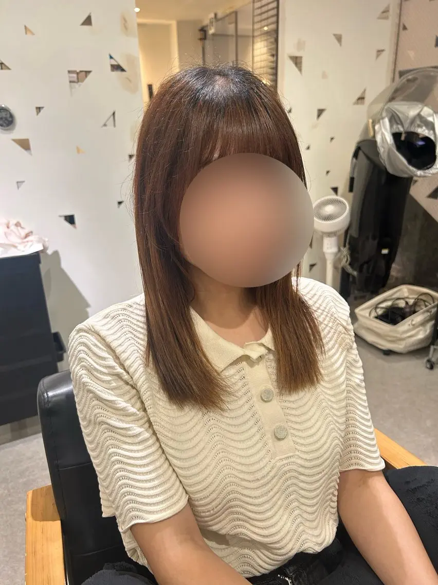 セミロング 江川 輝星のヘアスタイル