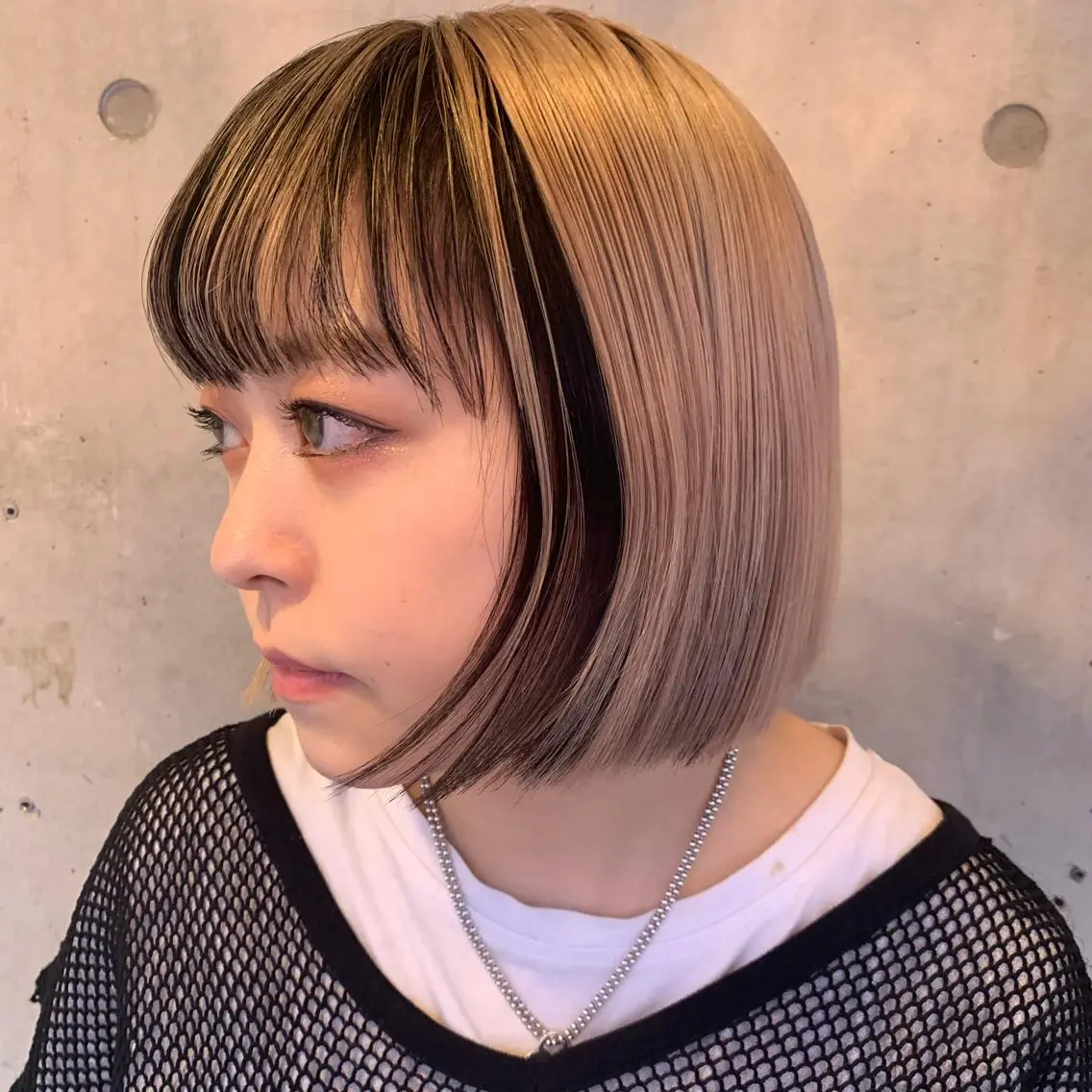 カラー カット ヘアカラー ウルフ、レイヤー 、メンズカットSHOのヘアスタイル
