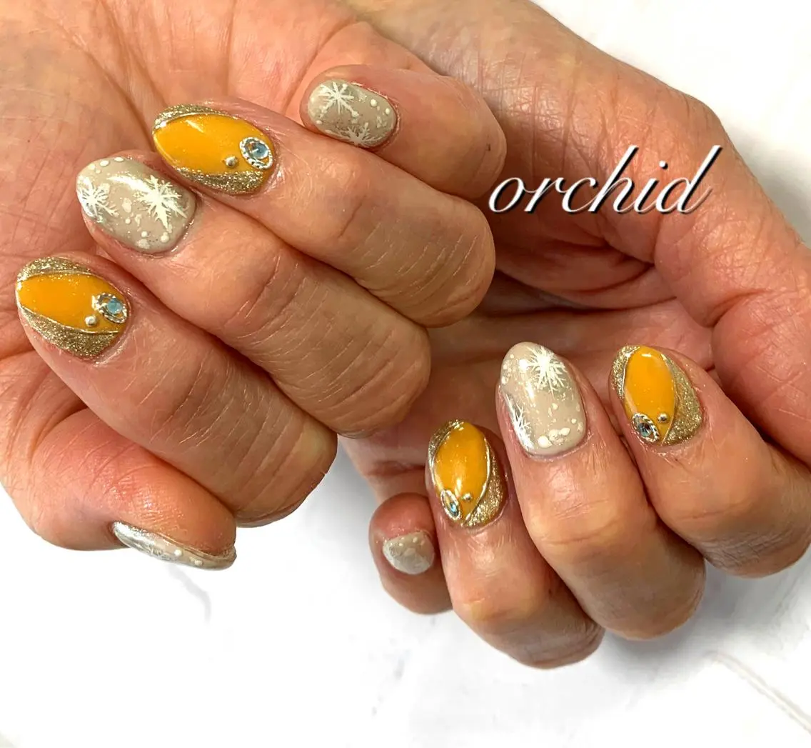 ネイル orchid ♡オーキッドのネイルデザイン