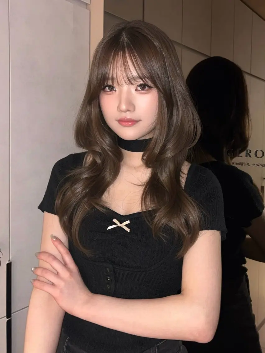 ロング カラー ヘアアレンジ ロングレイヤー ベージュカラー ブリーチ 透明感カラー ダブルカラー カット ヘアカラー トリートメント ヘアセット 縮毛矯正ブリーチなし 🍒❤ゆうきのヘアスタイル