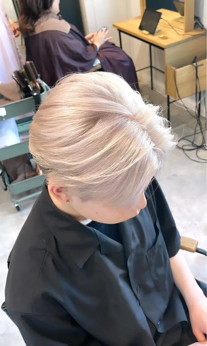ショート カラー メンズ ANDIAMO SAKAE🍁楓のヘアスタイル
