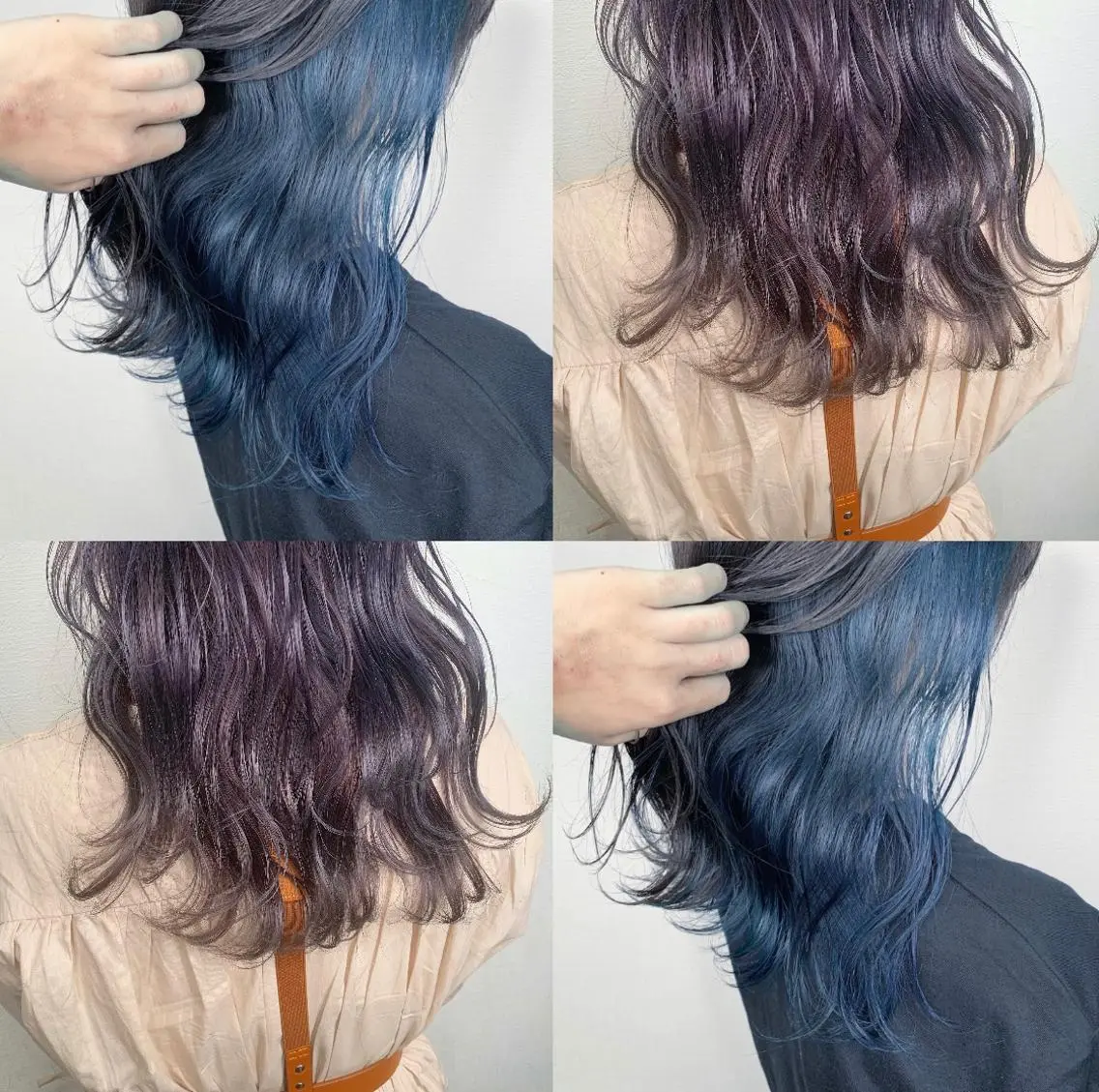 セミロング ヘアカラー 袴田 伊代のヘアスタイル