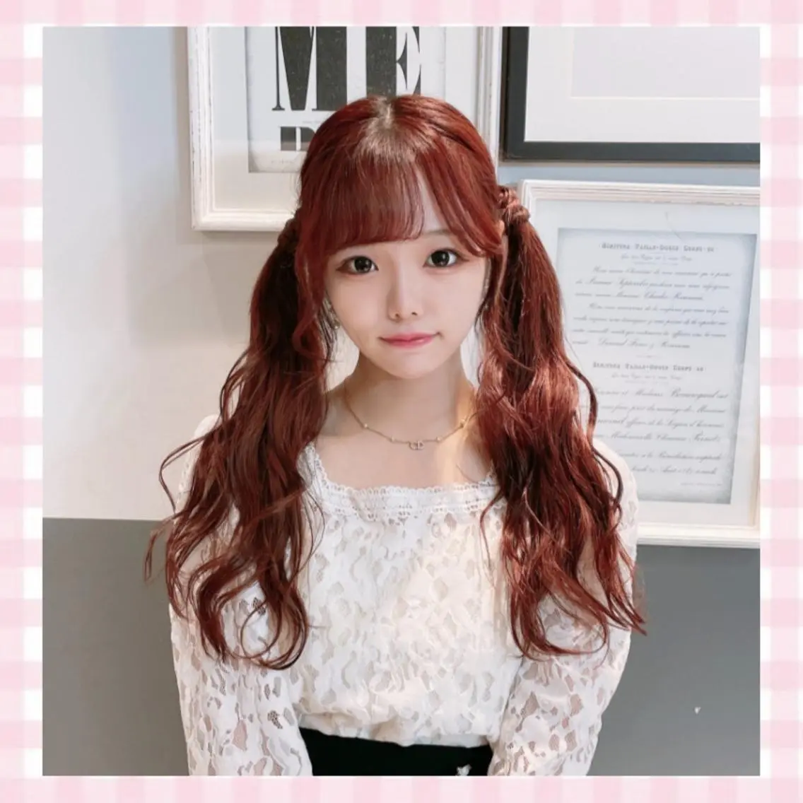 ロング ヘアアレンジ 💗ガーリーヘア🎀 saki💗のヘアスタイル